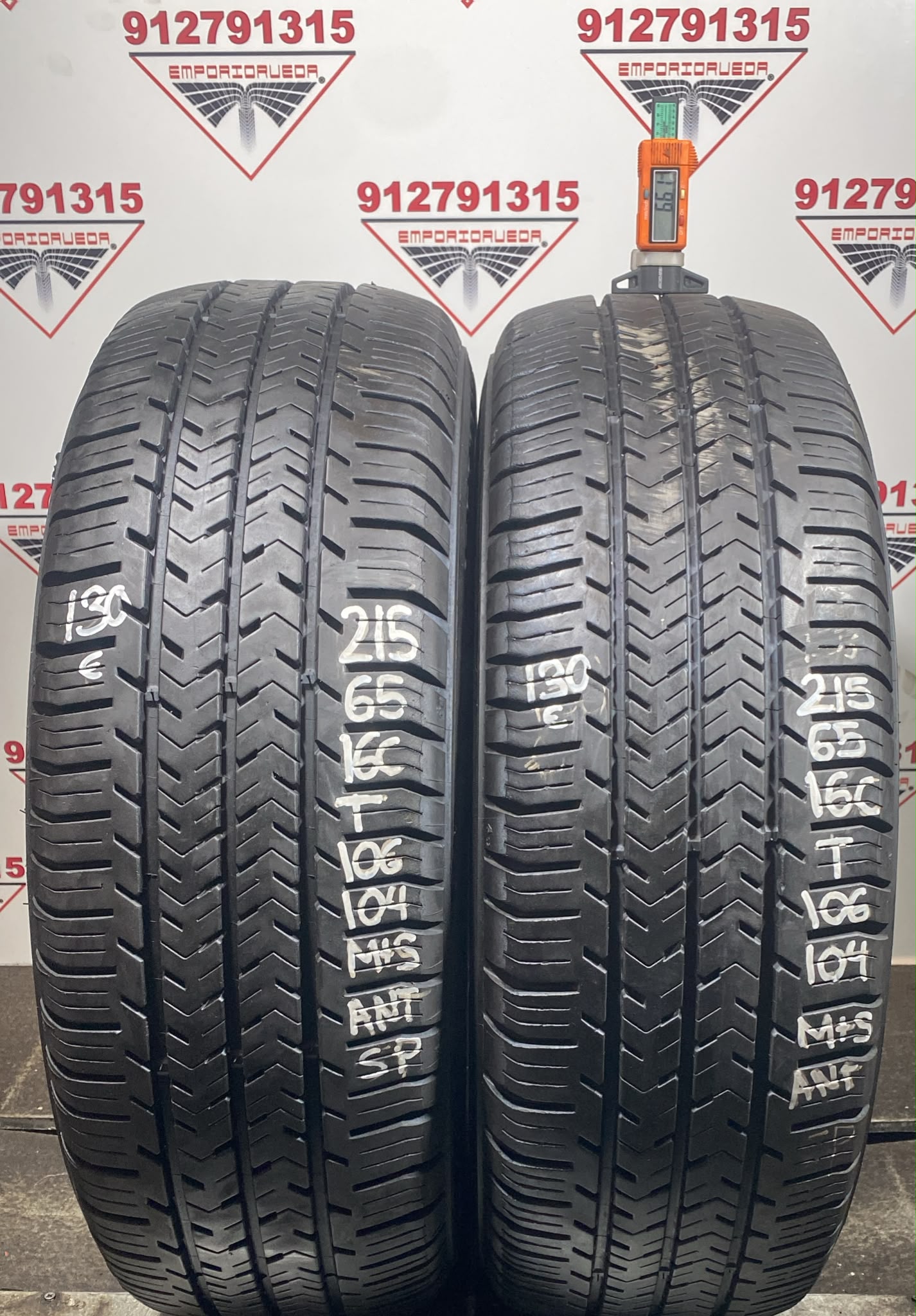 MICHELIN AGILIS USADO  215/65 R16C 106/104 T